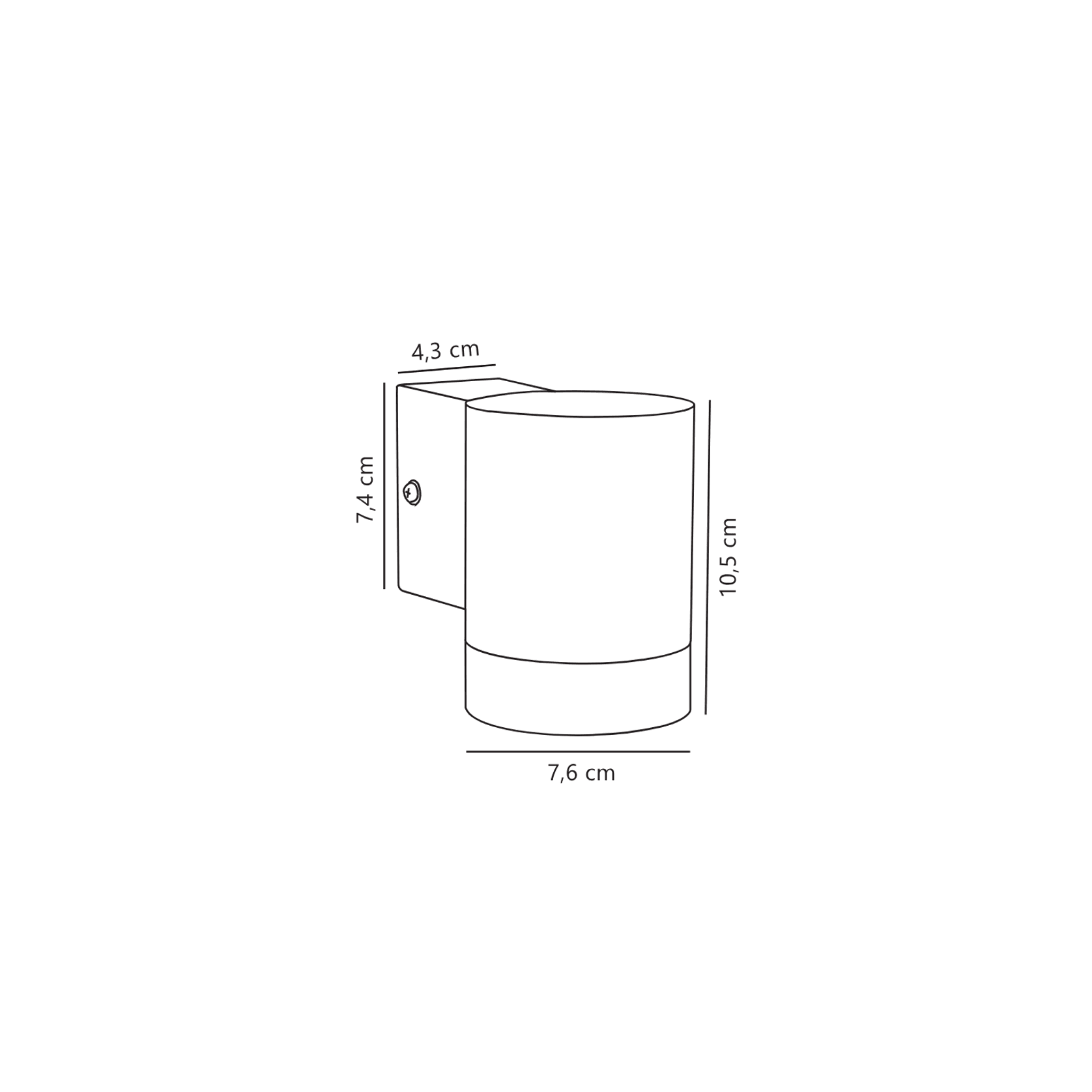 Tin Maxi Wall Light gallery detail image