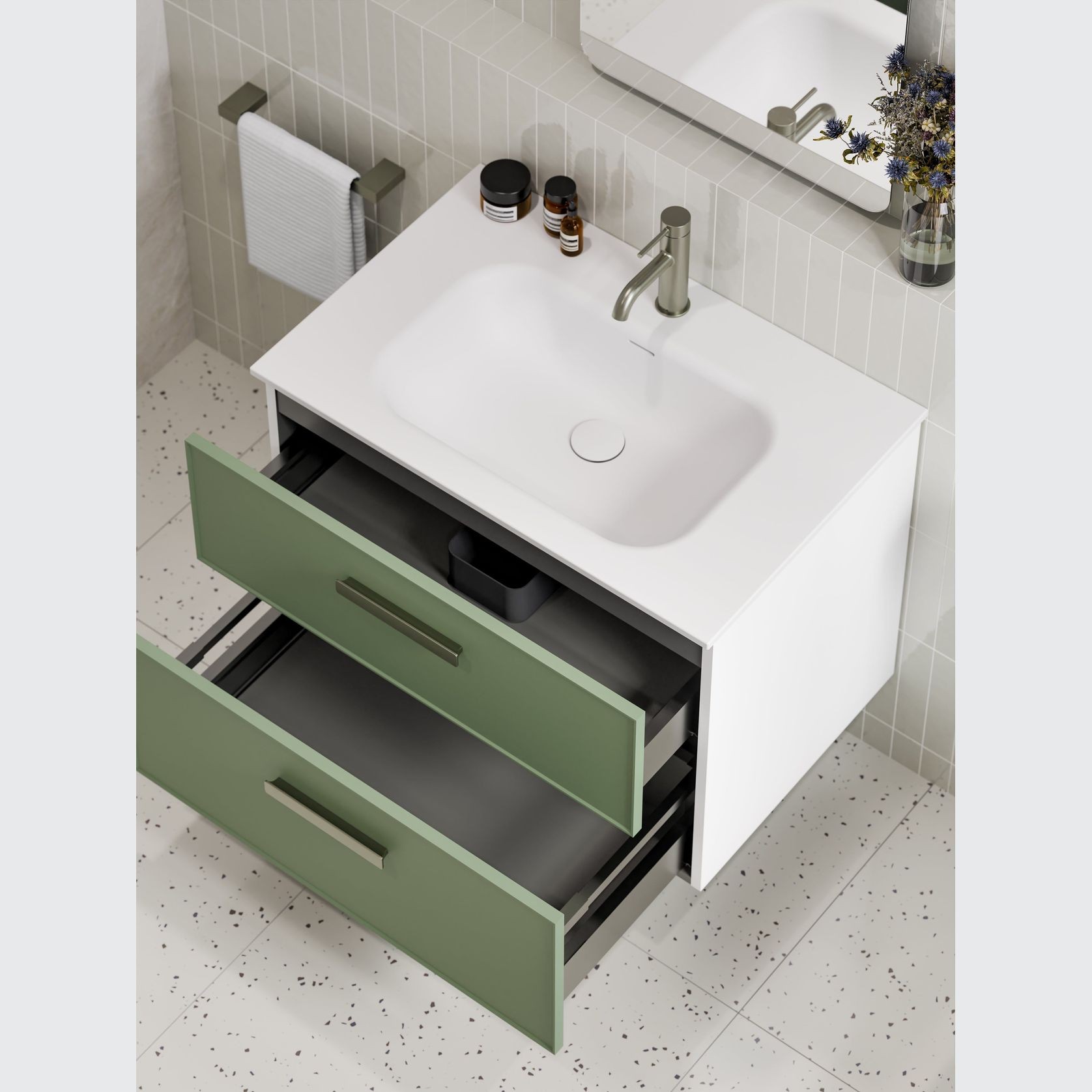 Lineare 750 Axel 2 Drawer Vanity gallery detail image