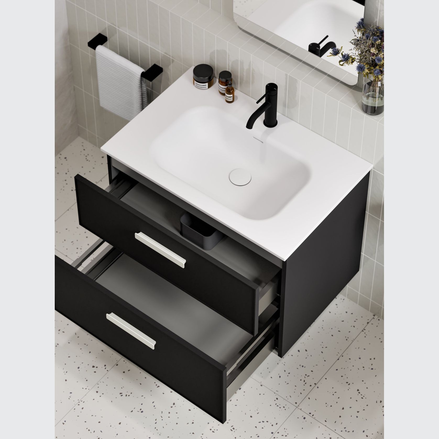 Lineare 750 Axel 2 Drawer Vanity gallery detail image