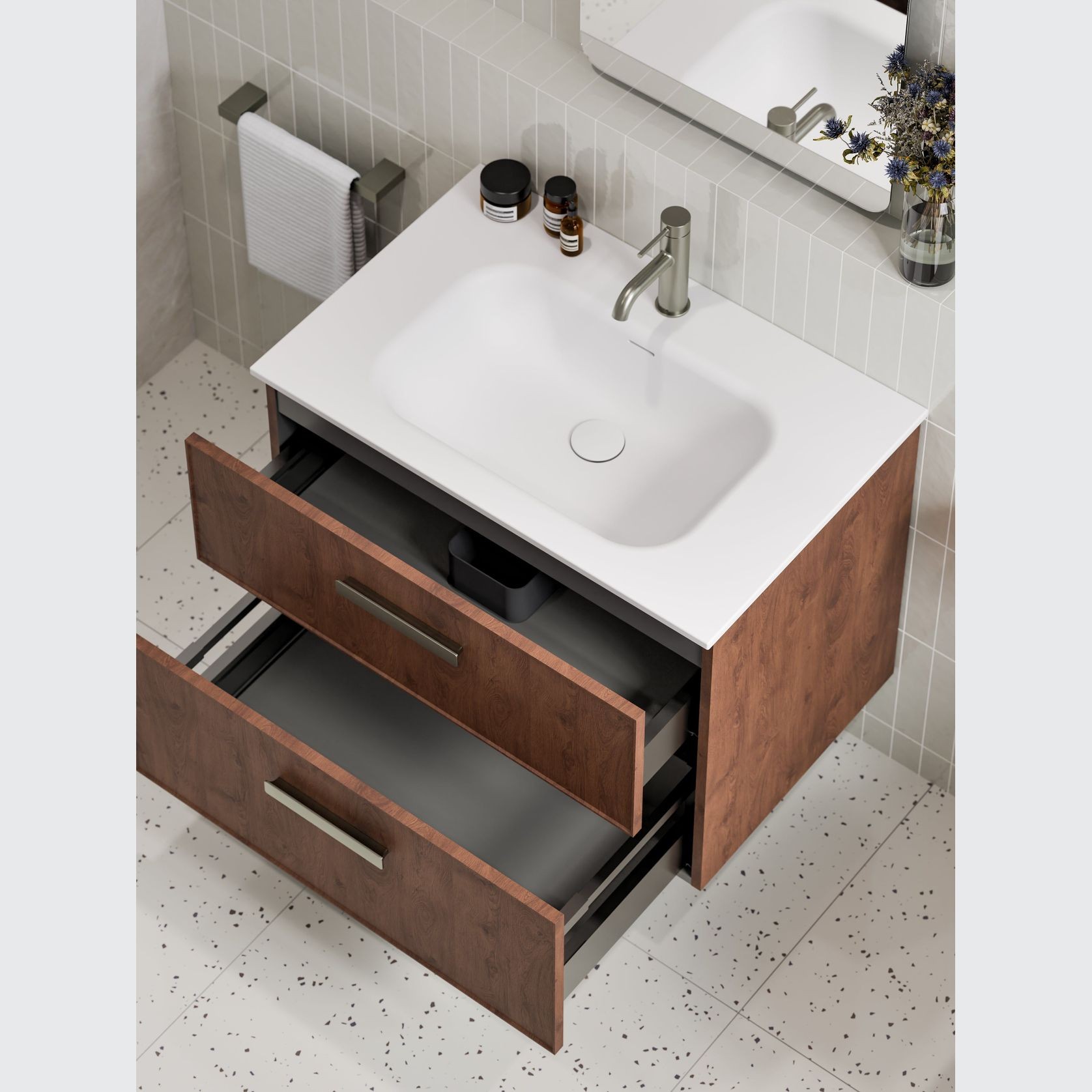 Lineare 750 Axel 2 Drawer Vanity gallery detail image