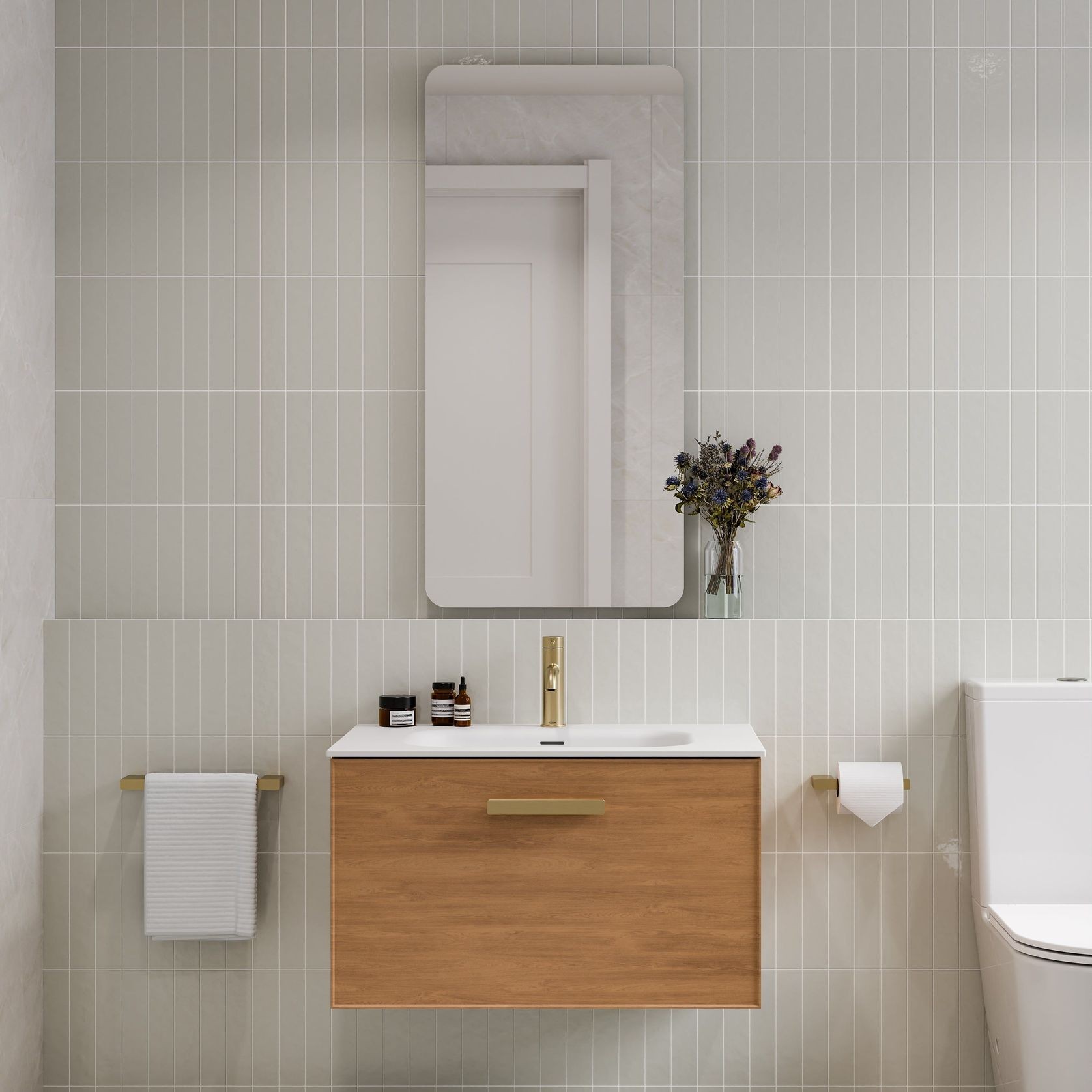 Lineare 750 Axel Single Drawer Vanity gallery detail image