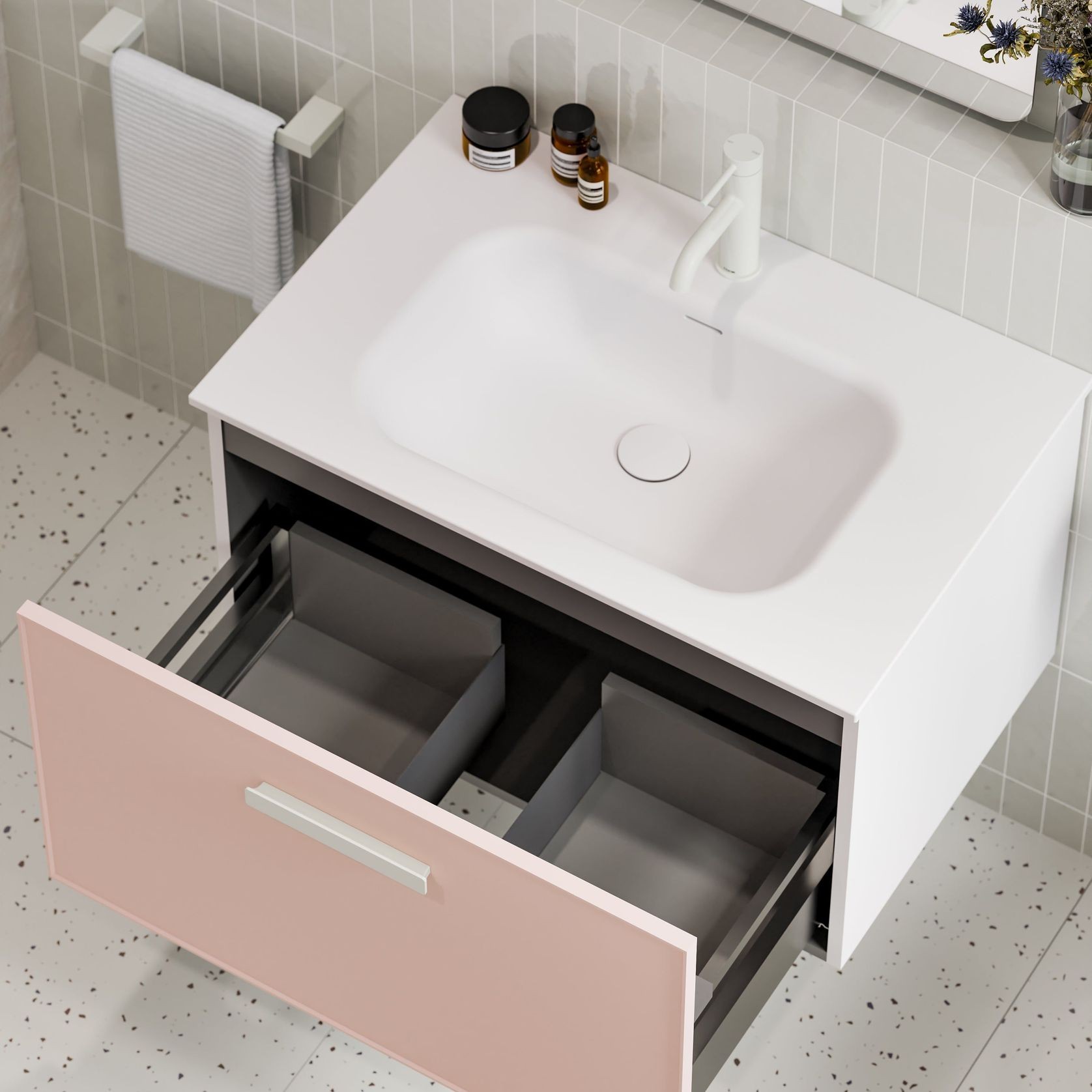 Lineare 750 Axel Single Drawer Vanity gallery detail image