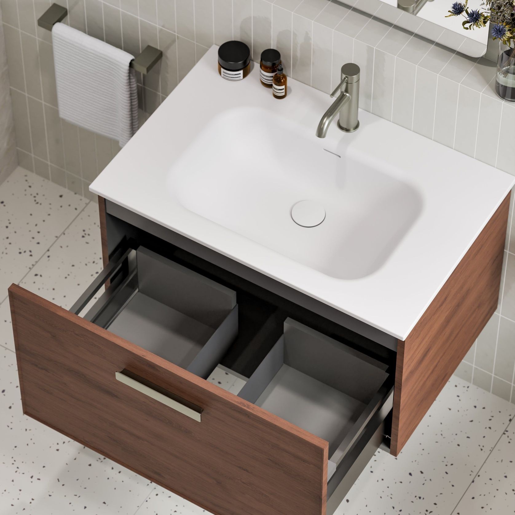 Lineare 750 Axel Single Drawer Vanity gallery detail image