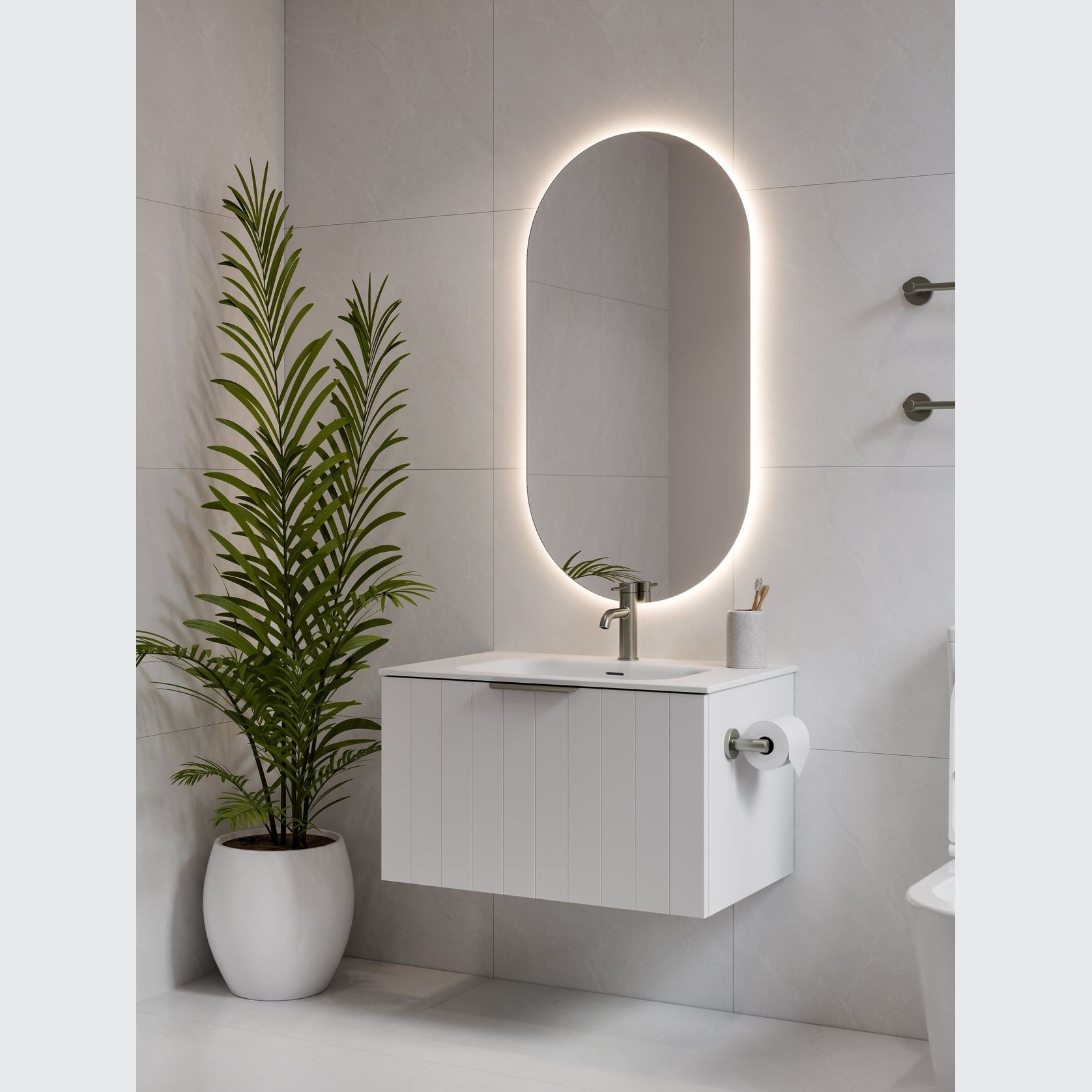 Lineare 750 Coastal Single Drawer Vanity gallery detail image