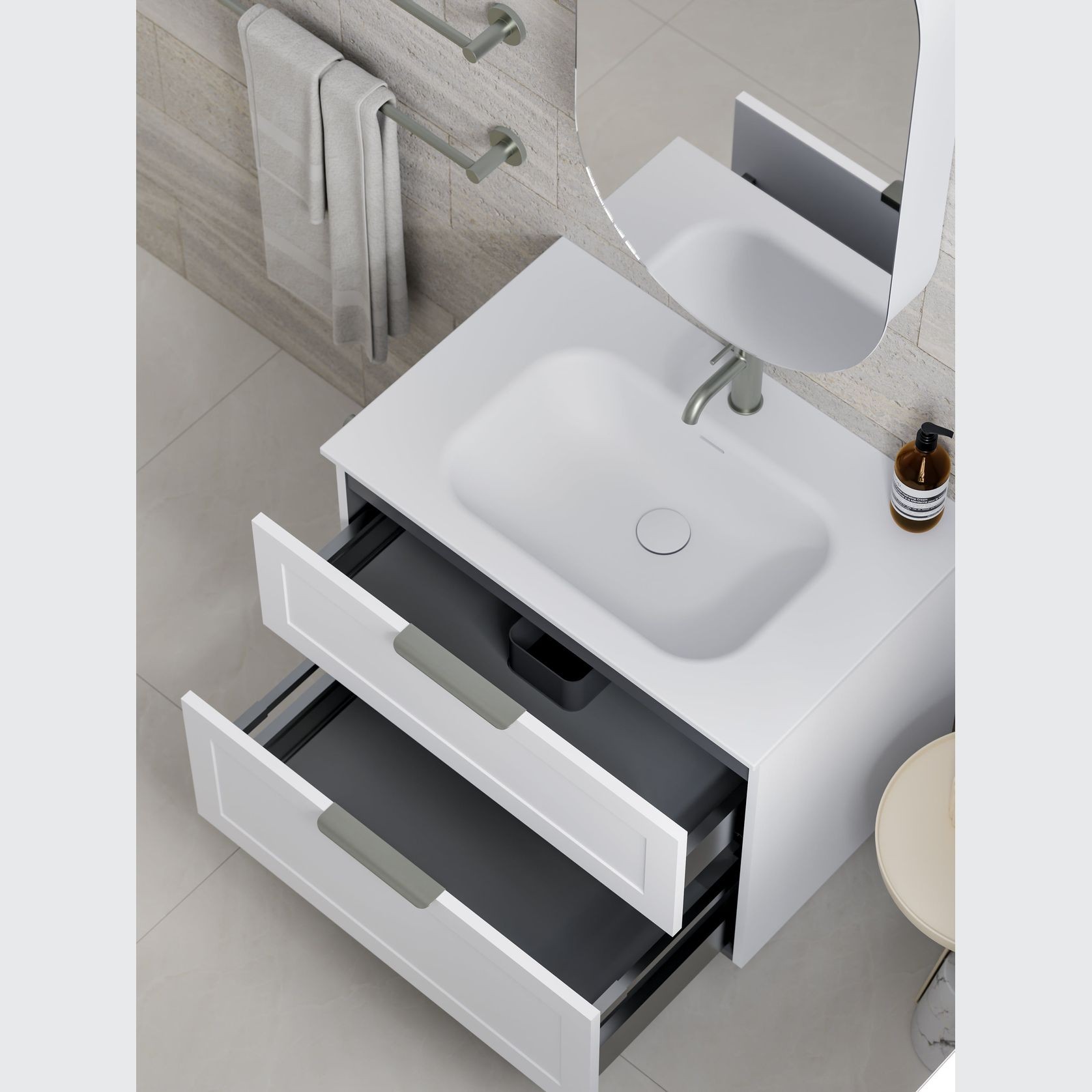 Lineare 750 Loft 2 Drawer Vanity gallery detail image