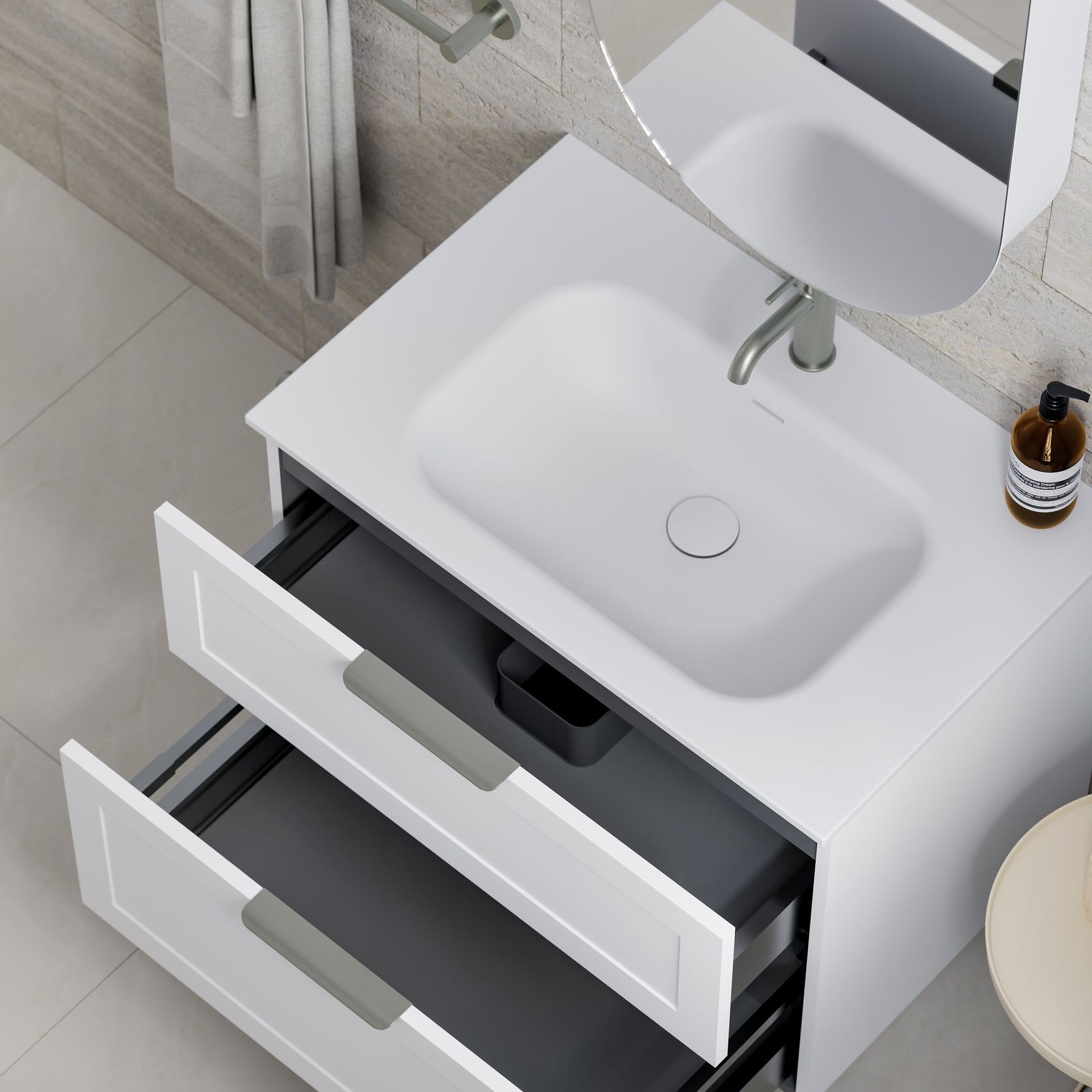 Lineare 750 Loft 2 Drawer Vanity gallery detail image