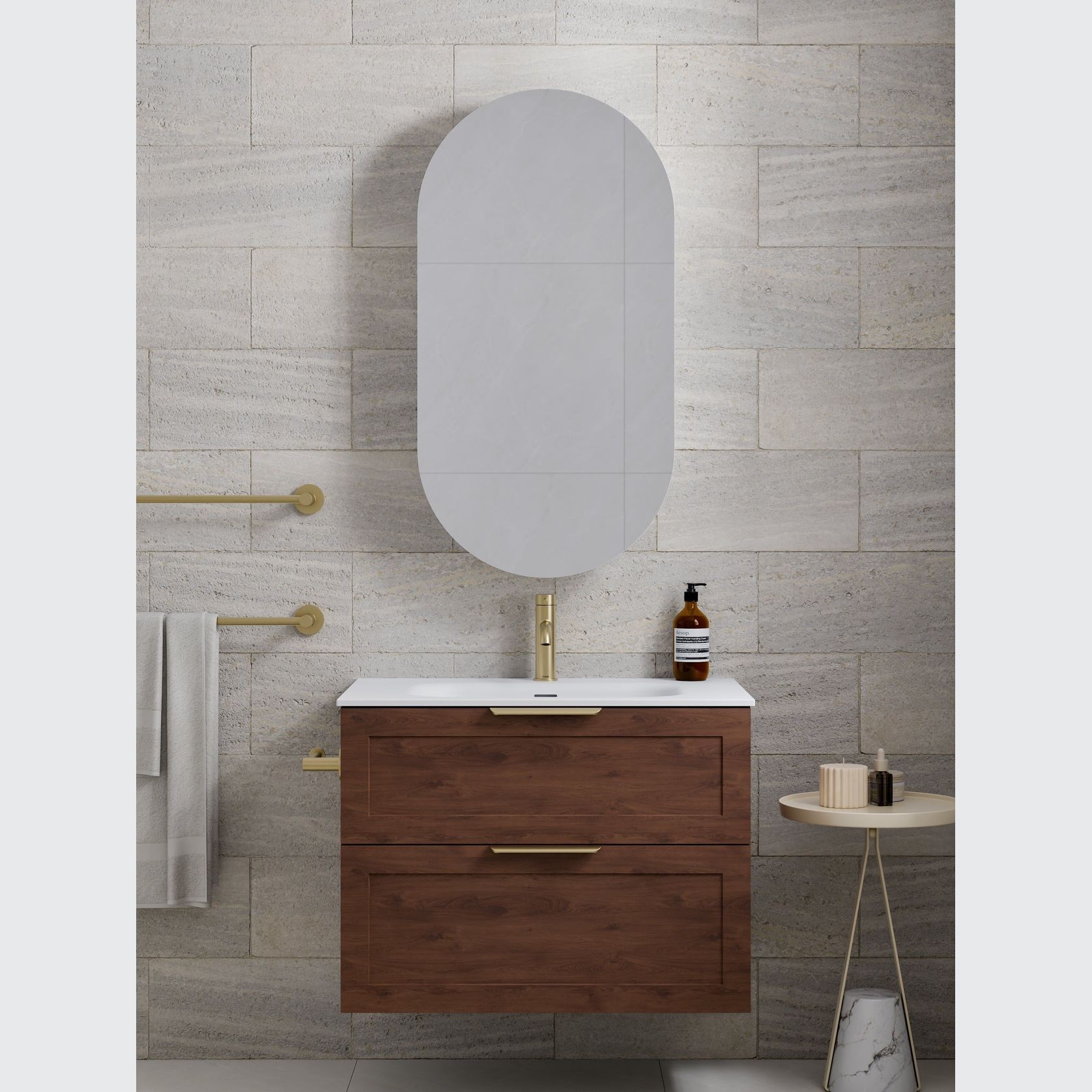 Lineare 750 Loft 2 Drawer Vanity gallery detail image