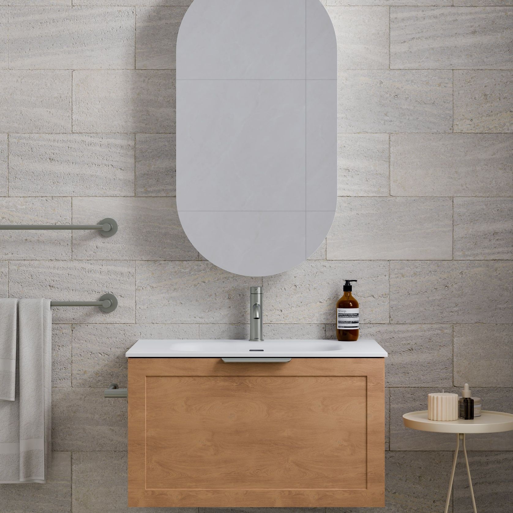 Lineare 750 Loft Single Drawer Vanity gallery detail image