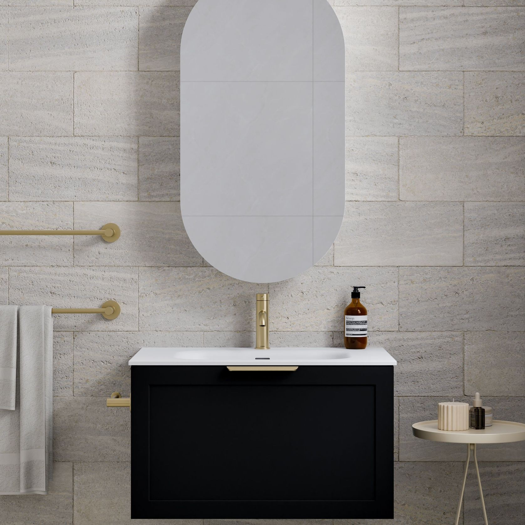 Lineare 750 Loft Single Drawer Vanity gallery detail image