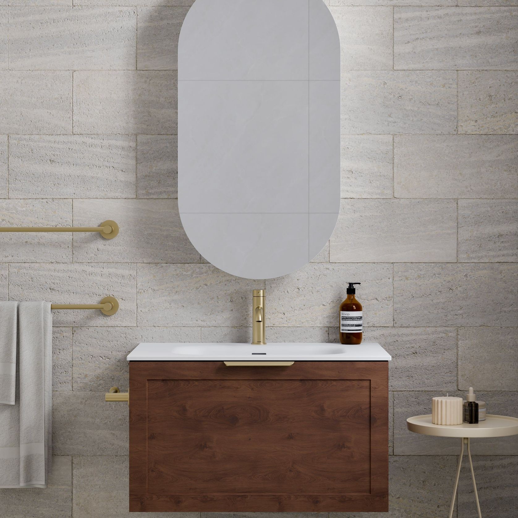 Lineare 750 Loft Single Drawer Vanity gallery detail image