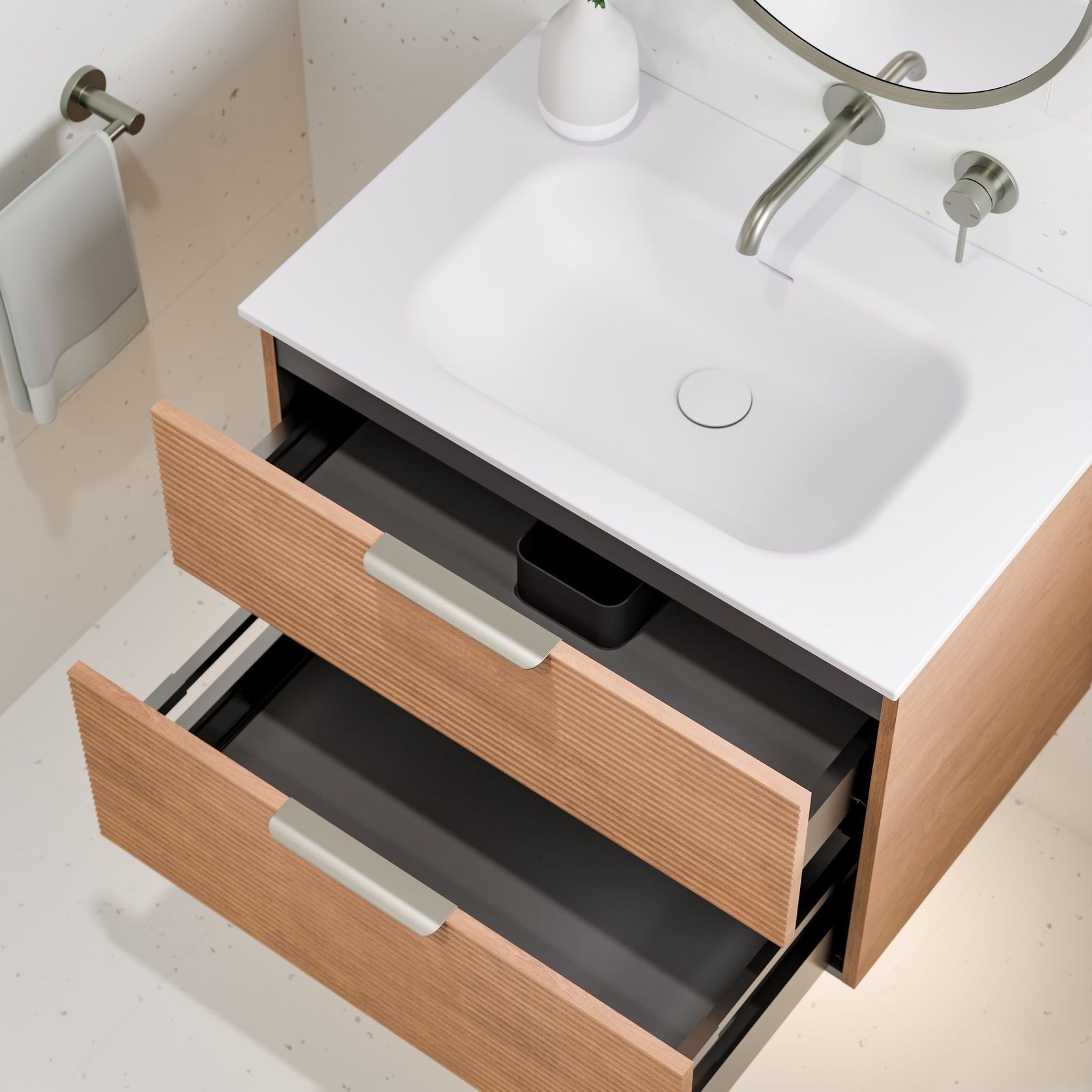 Lineare 750 Orchard 2 Drawer Vanity gallery detail image