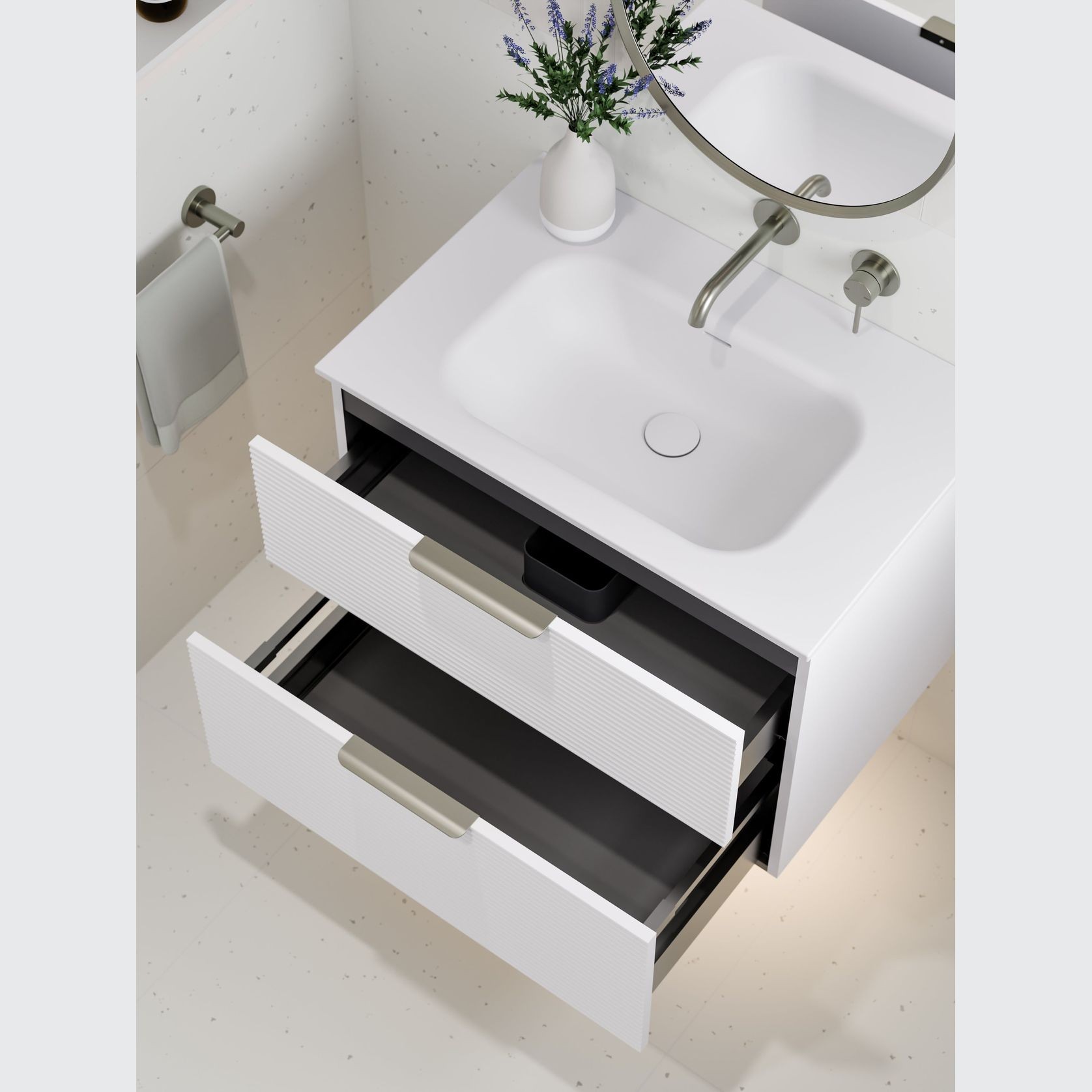 Lineare 750 Orchard 2 Drawer Vanity gallery detail image