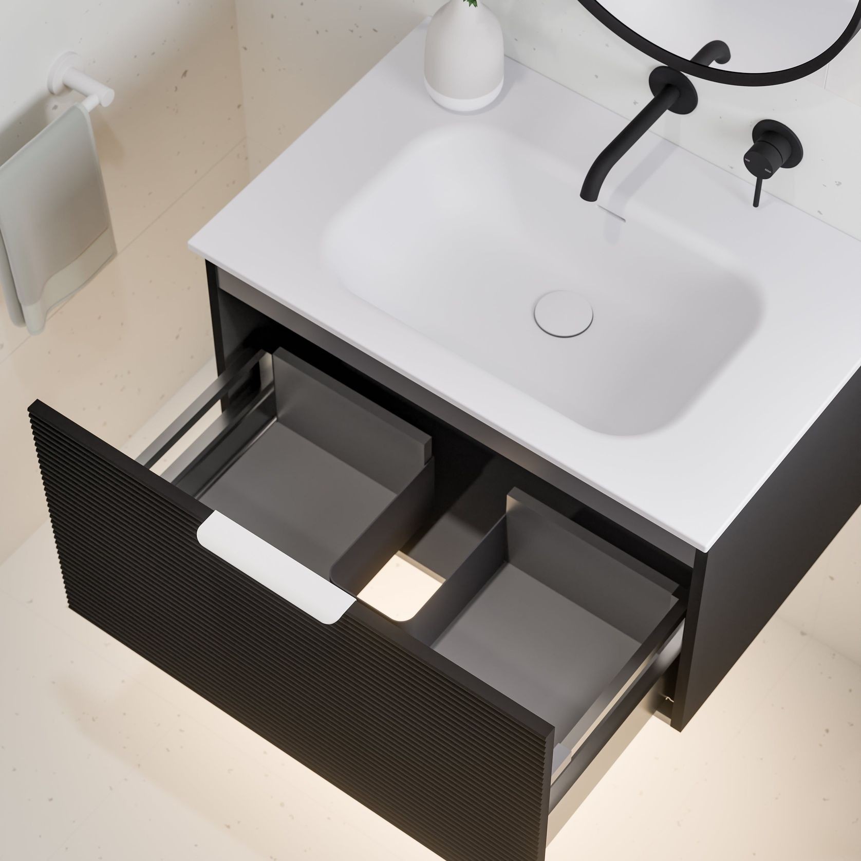 Lineare 750 Orchard Single Drawer Vanity gallery detail image
