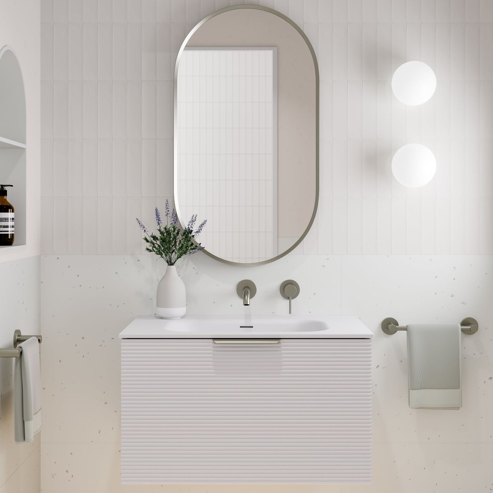 Lineare 750 Orchard Single Drawer Vanity gallery detail image