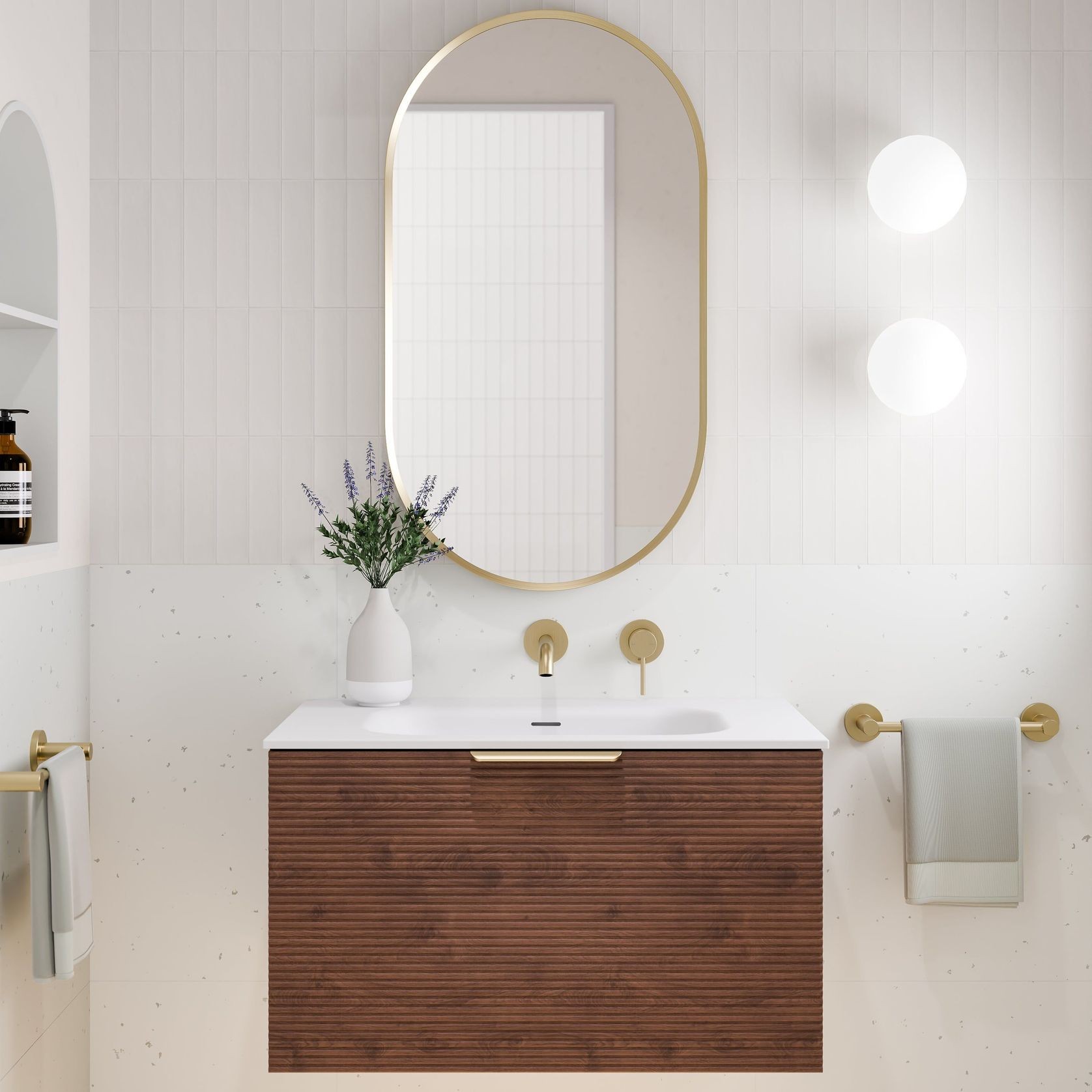 Lineare 750 Orchard Single Drawer Vanity gallery detail image