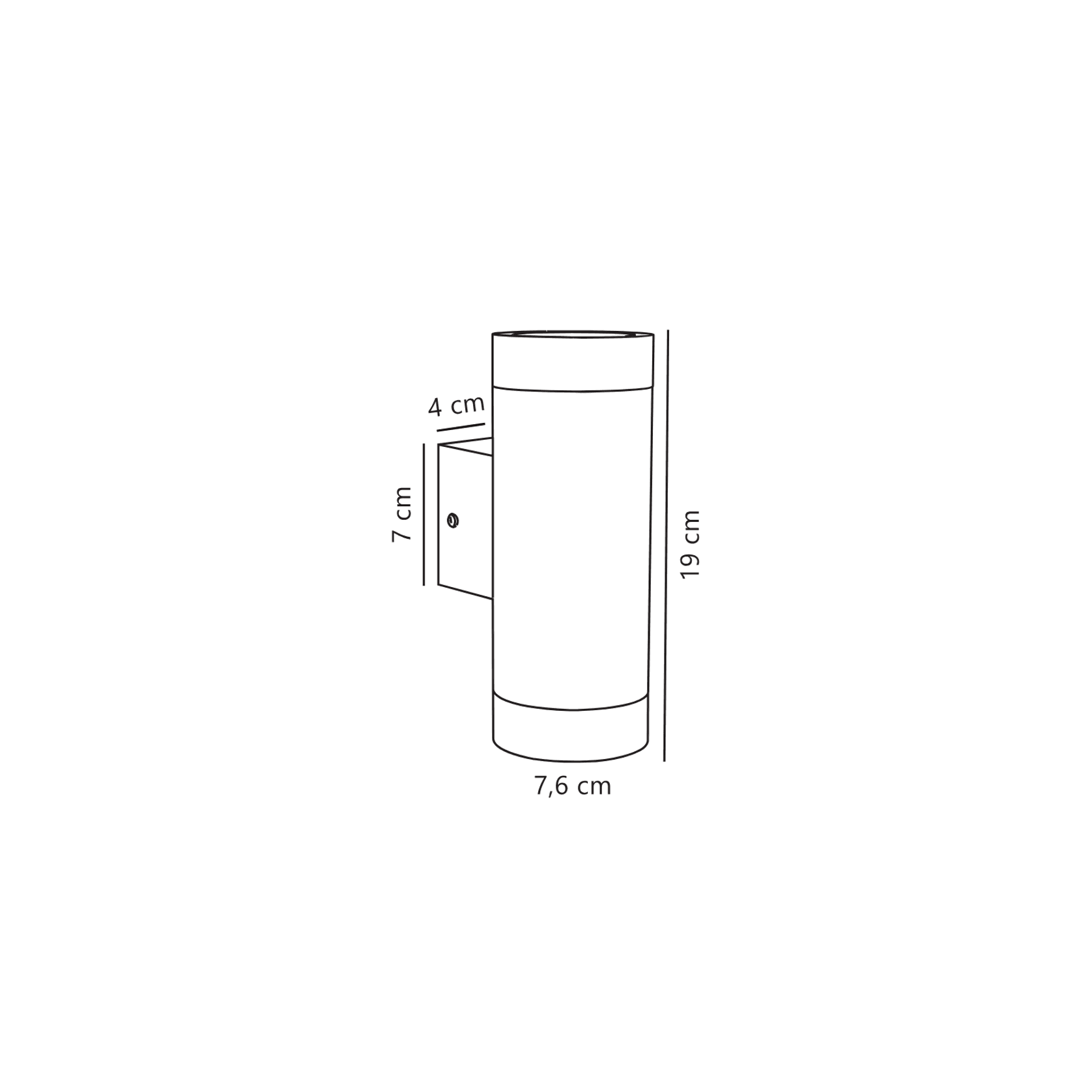 Tin Maxi Double Wall Light gallery detail image