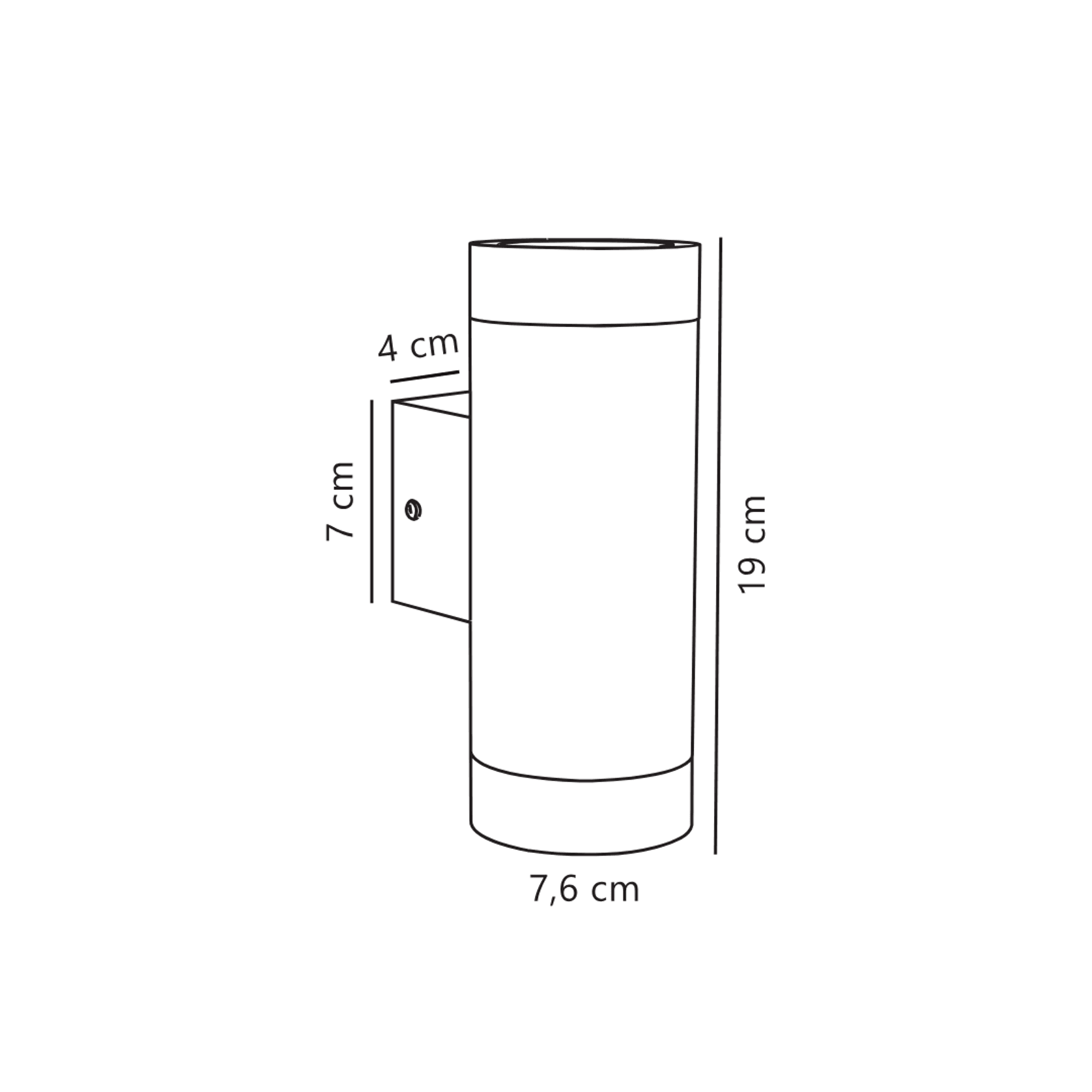 Tin Maxi Double Wall Light gallery detail image