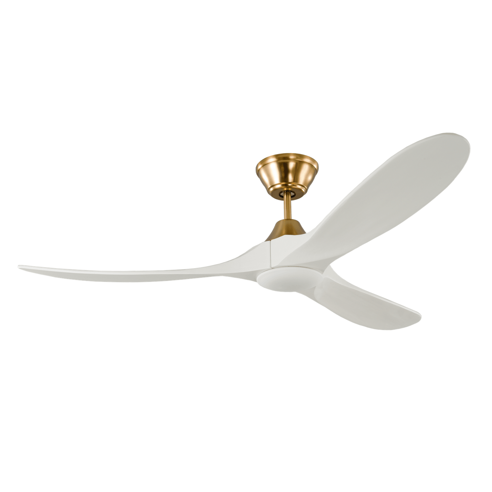 Milano SLIDER Ceiling Fan Junior Burnished Brass gallery detail image