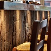 Wooden Sleeper Wall Panels by Muros | Walnut Raw Timber gallery detail image