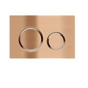 Meir Sigma 21 Dual Flush Plates for Geberit Lustre Bronze gallery detail image