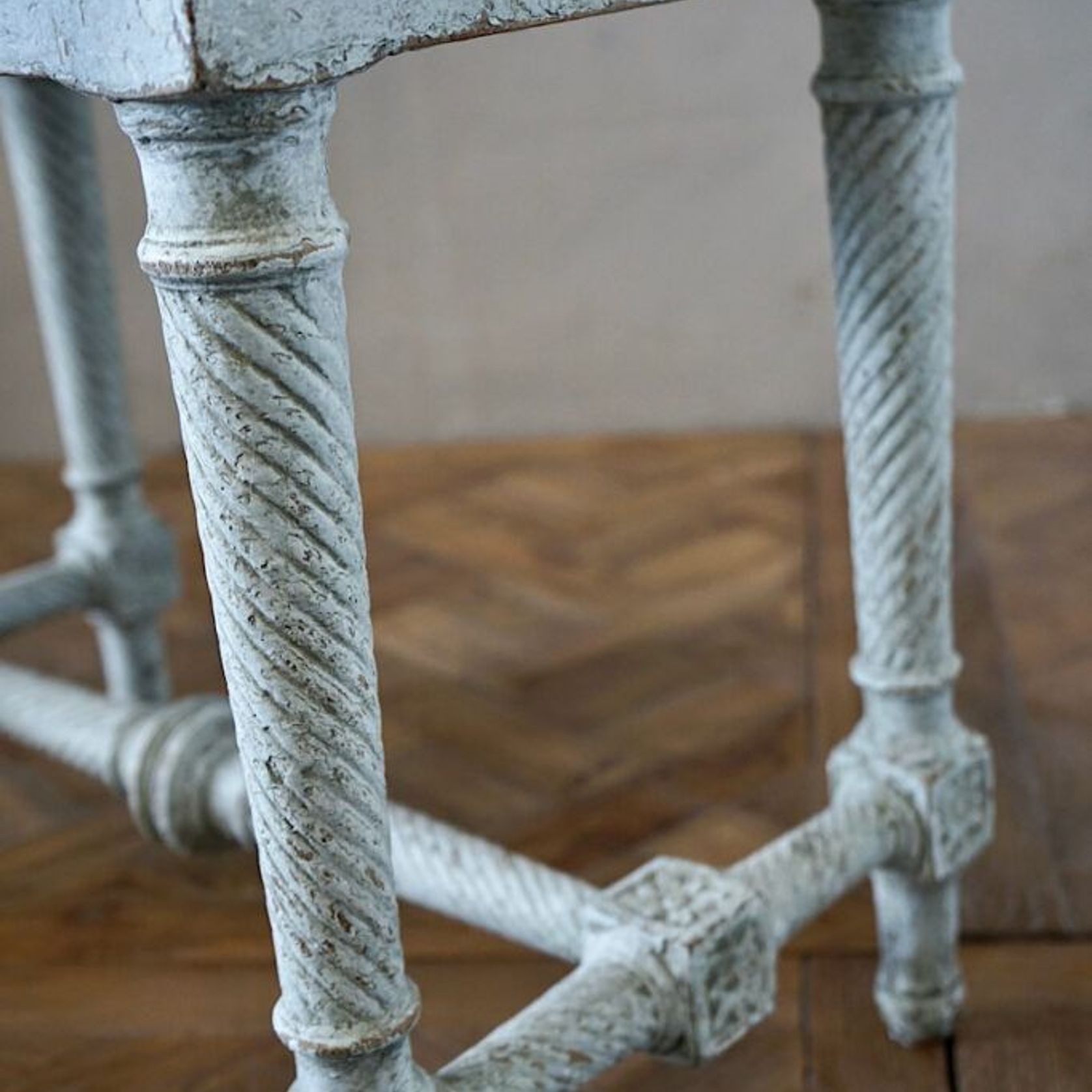 French Directoire Painted Stool gallery detail image