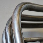 Set of 4 French Industrial Steel Chairs gallery detail image