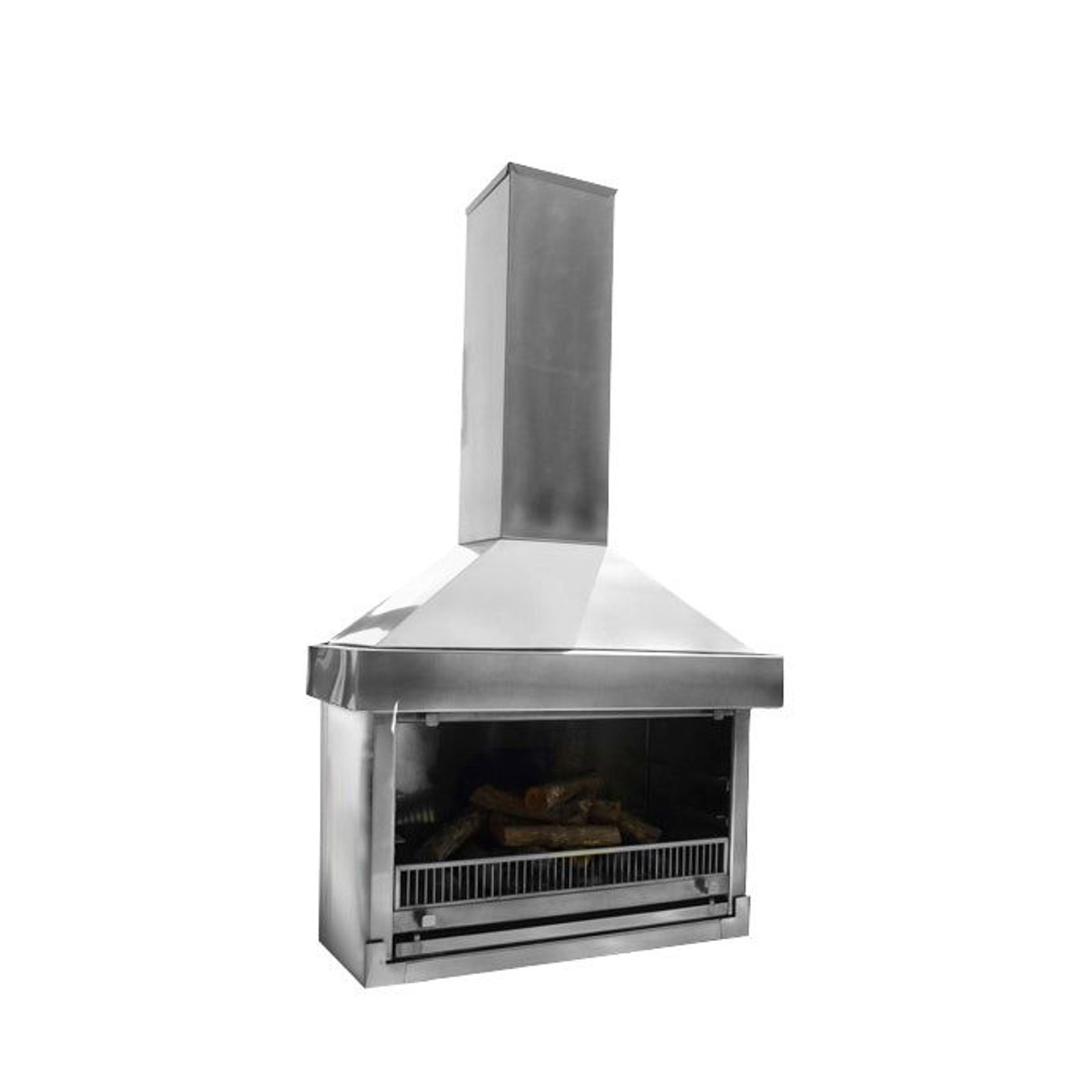 Custom 304 Stainless Fireplace gallery detail image