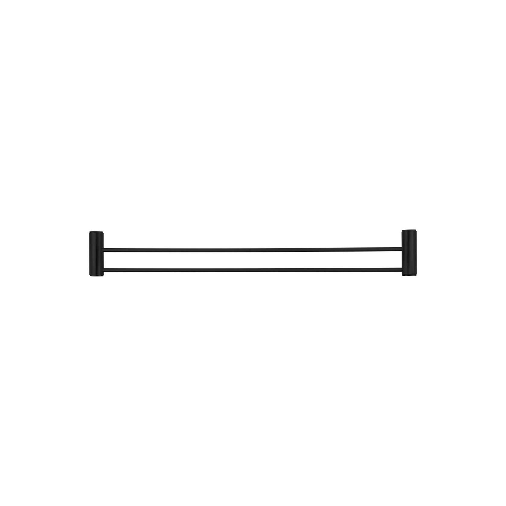 Mica Fluted Double Towel Rail gallery detail image