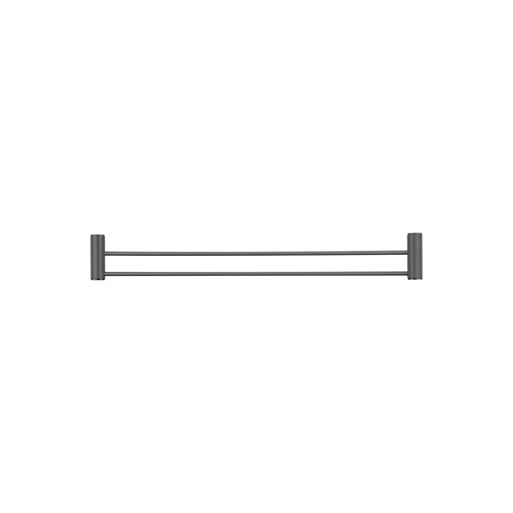 Mica Fluted Double Towel Rail gallery detail image