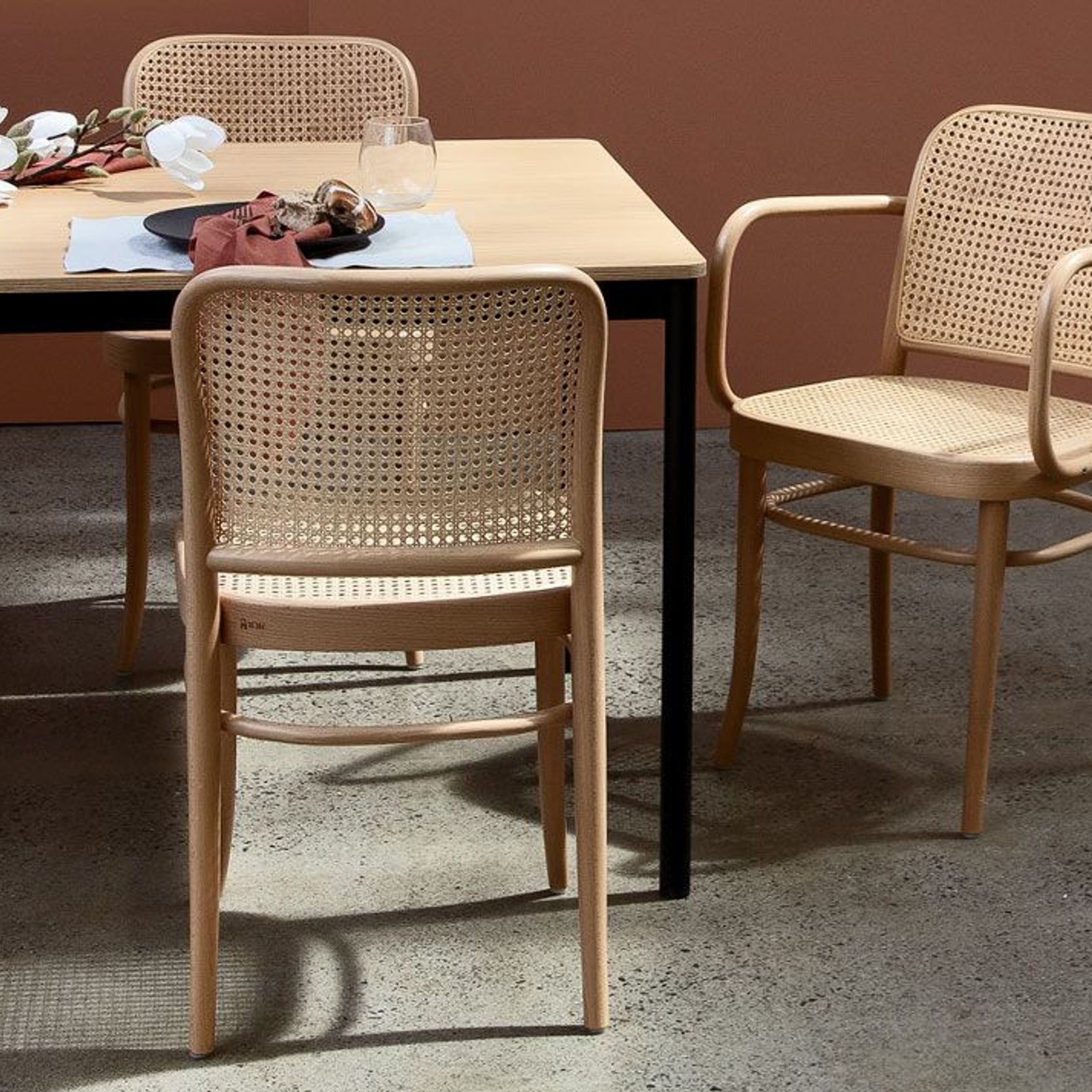 811 Hoffmann Armchair - Natural - by TON gallery detail image