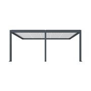 Caribbean Motorised Wall Mounted Louvre Roof Aluminium Pergola gallery detail image