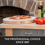 Boos Block Maple Wood Edge Grain Reversible Round Cutting Board - 46cm X 4cm gallery detail image