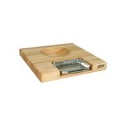 Boos Block Newton Prep Master Maple Wood Reversible Cutting Board with Juice Groove & Pan - 45cm x 45cm x 6cm gallery detail image