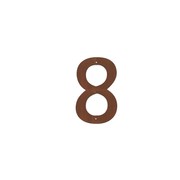 Extra Large Corten Steel House Numbers "Highway" (500 mm) gallery detail image