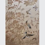 Antique Chinese Embroidered Silk Screen gallery detail image