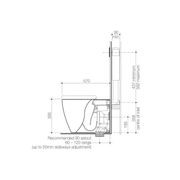 Caroma Urbane Invisi Series II Wall Faced Toilet Suite gallery detail image