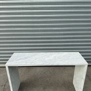 Waterfall Hallway Console - Carrara Marble | Natural Stone Co. gallery detail image