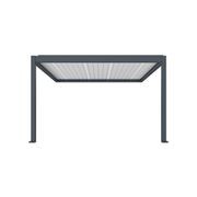 Caribbean Motorised Wall Mounted Louvre Roof Aluminium Pergola gallery detail image