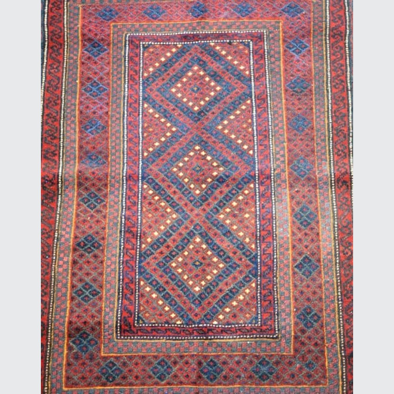 Afghan Kilim & Carpet 138x80cm gallery detail image