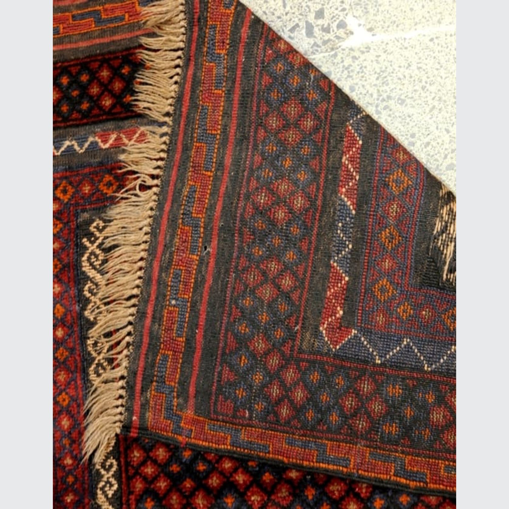 Afghan Kilim & Carpet 128x105cm gallery detail image