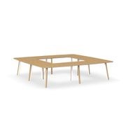 Metro II Multi-Part Tabletop | Double Leg Profile gallery detail image
