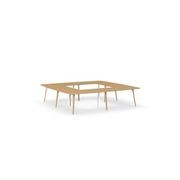 Metro II Multi-Part Tabletop | Double Leg Profile gallery detail image