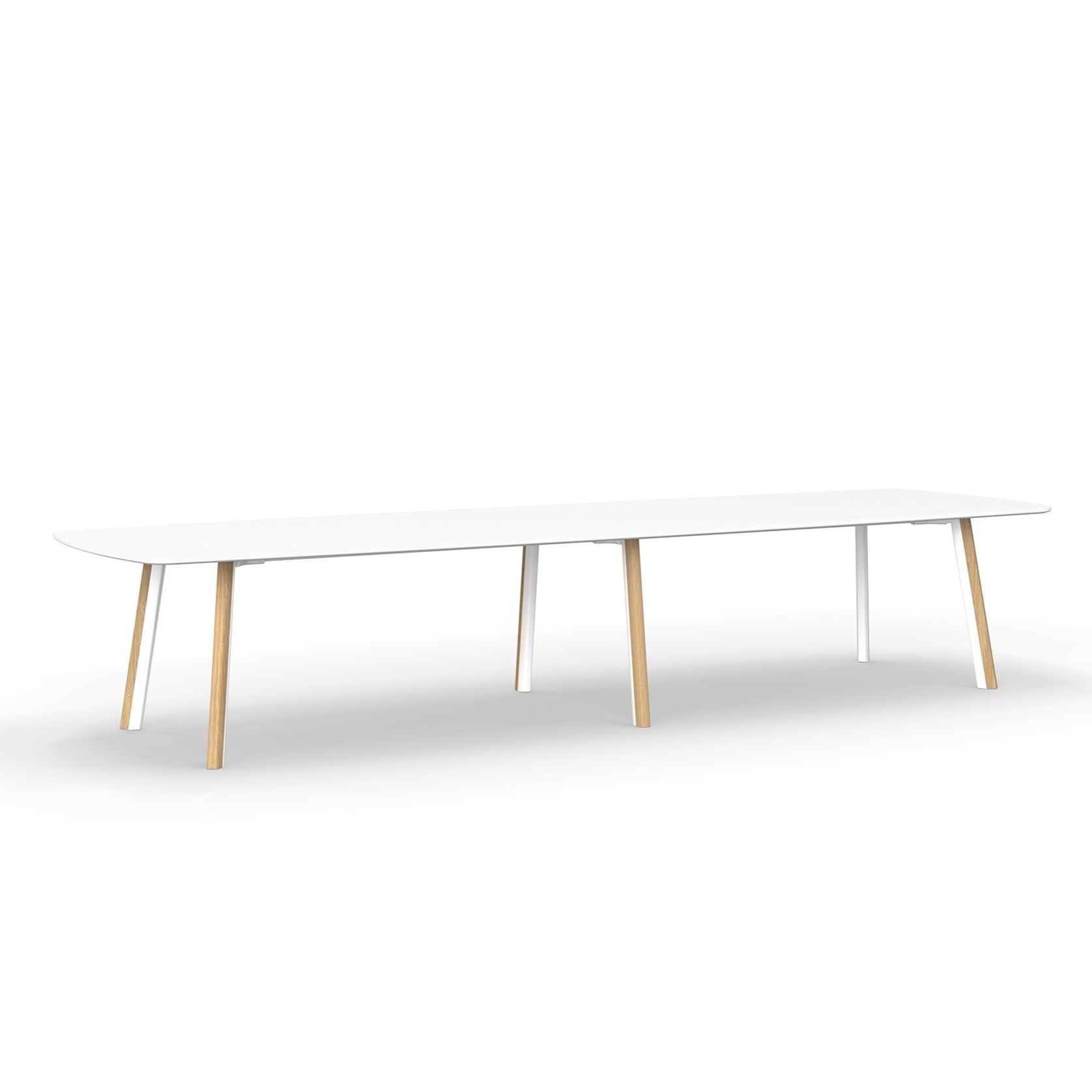 Metro II Multi-Part Tabletop | Double Leg Profile gallery detail image