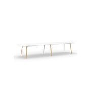 Metro II Multi-Part Tabletop | Double Leg Profile gallery detail image