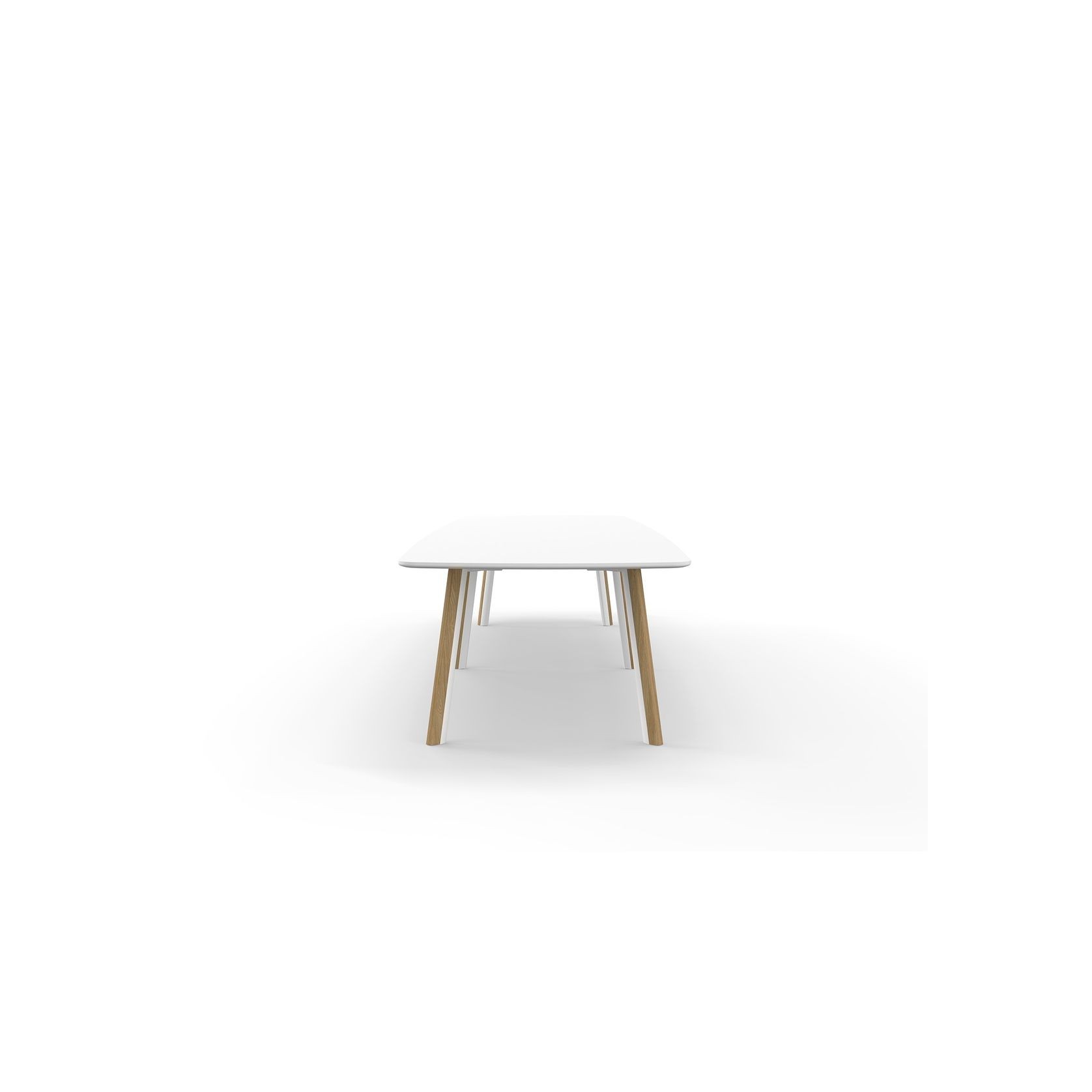 Metro II Multi-Part Tabletop | Double Leg Profile gallery detail image
