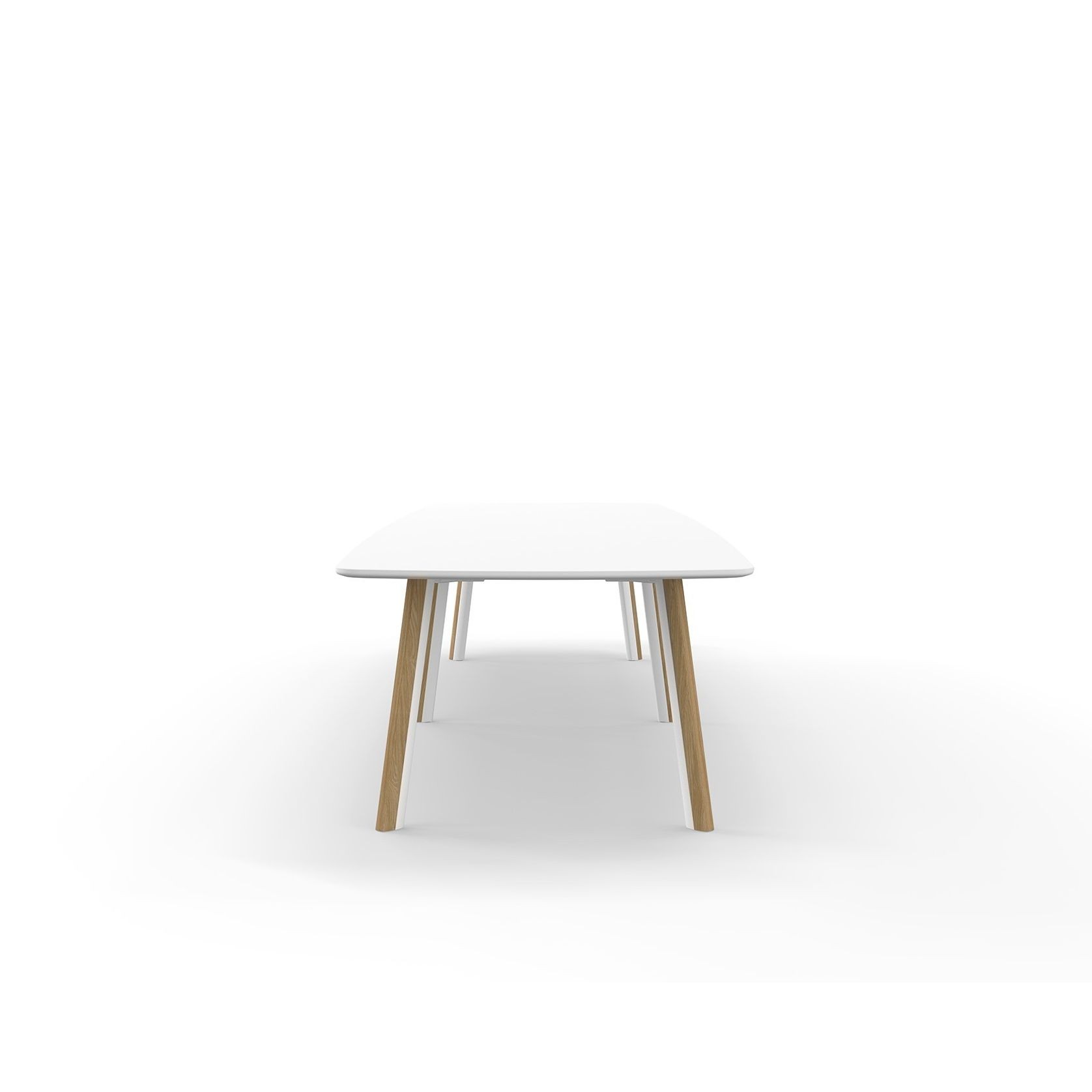 Metro II Multi-Part Tabletop | Double Leg Profile gallery detail image