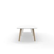 Metro II Multi-Part Tabletop | Double Leg Profile gallery detail image