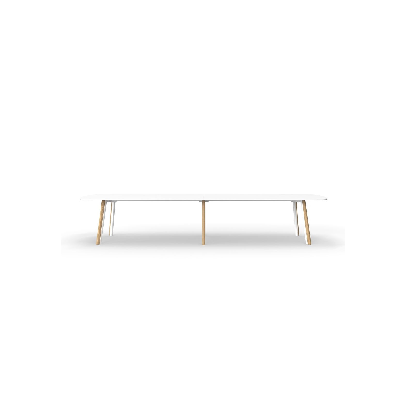 Metro II Multi-Part Tabletop | Double Leg Profile gallery detail image