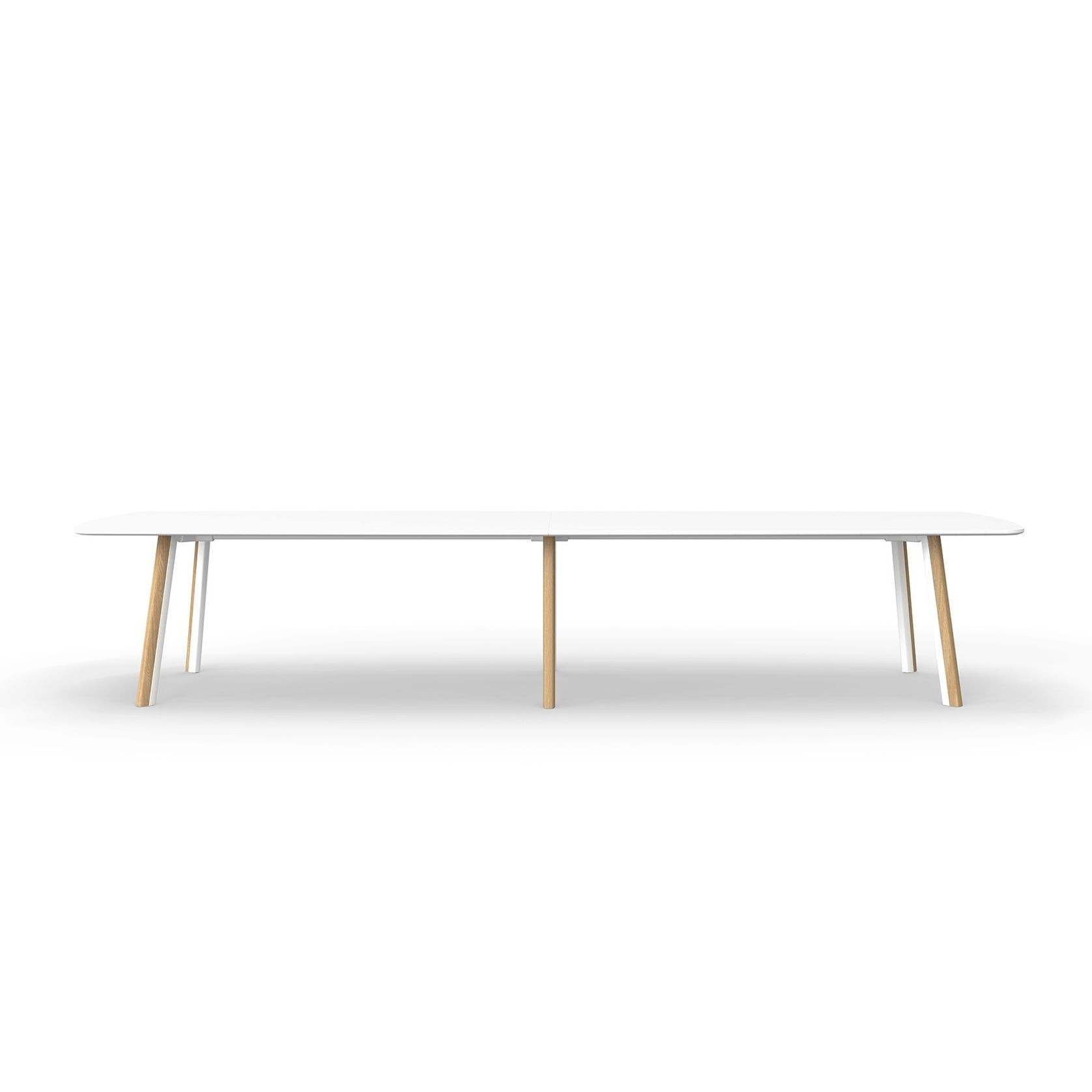 Metro II Multi-Part Tabletop | Double Leg Profile gallery detail image