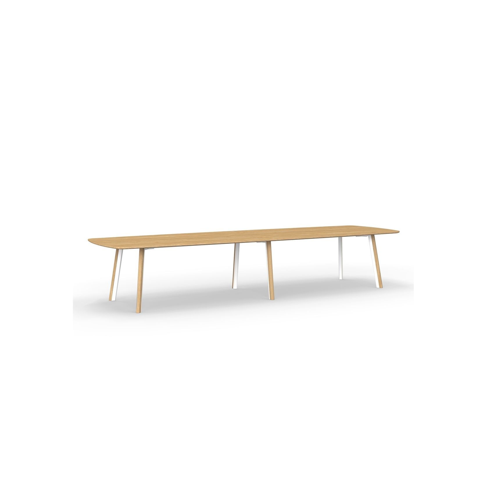 Metro II Multi-Part Tabletop | Double Leg Profile gallery detail image